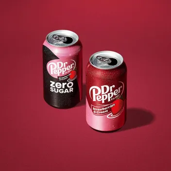 12-Cans 12-Oz Dr. Pepper Strawberries & Cream Soda