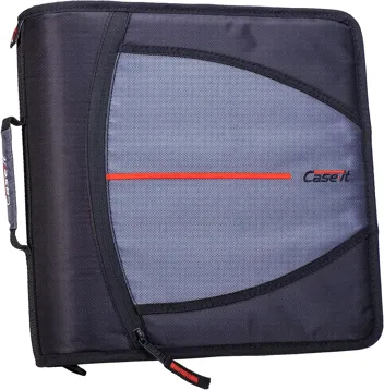 3" Case-it The MightyvZipper Binder w/ Shoulder Strap