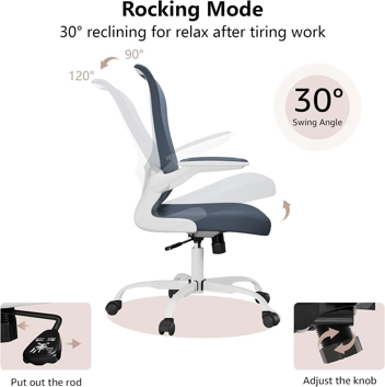 Silybon Meshback Lumbar Support Ergonomic Office Chair