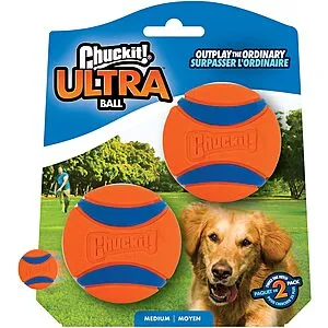 Chuckit! Ultra Ball Medium Dog Toy (2.5" Diameter)