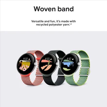 Google Pixel Watch 1/2 Woven Band (ivy color)