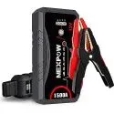 Nexpow Q10S 1500A Peak 12V Car Jump Starter (Up to 7L Gas, 5.5L Diesel)