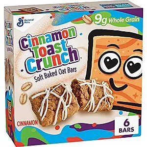 [S&S] 5 : 6-Count 0.96-Oz Cinnamon Toast Crunch Soft Baked Oat Bars