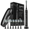 AquaSonic Elite Series Electric Toothbrush with 7 Heads