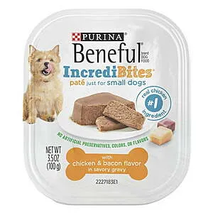 Beneful IncrediBites Pate for Small Dogs (3 Flavors) + Free Store Pickup