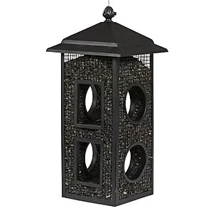 B00303 Fly-Through Wild Bird Feeder (Black)