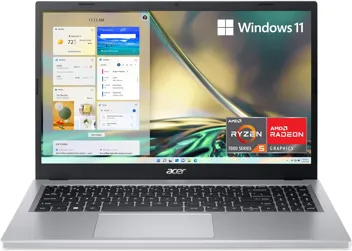 Aspire 3 A315-24P-R2SC Slim Laptop | 15.6" Full HD IPS Display | AMD Ryzen 5 7520U Quad-Core Processor | AMD Radeon Graphics | 8GB RAM | 256GB NVMe SSD | Wi-Fi 5 | Windows 11 Home