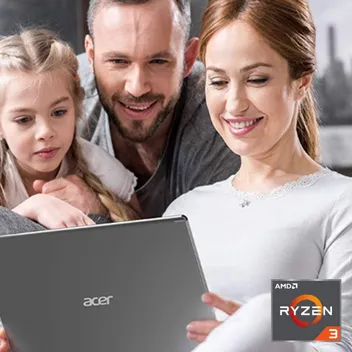 Aspire 3 A315-24P-R2SC Slim Laptop | 15.6" Full HD IPS Display | AMD Ryzen 5 7520U Quad-Core Processor | AMD Radeon Graphics | 8GB RAM | 256GB NVMe SSD | Wi-Fi 5 | Windows 11 Home