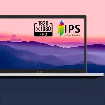 Aspire 3 A315-24P-R2SC Slim Laptop | 15.6" Full HD IPS Display | AMD Ryzen 5 7520U Quad-Core Processor | AMD Radeon Graphics | 8GB RAM | 256GB NVMe SSD | Wi-Fi 5 | Windows 11 Home