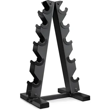 A-Frame Dumbbell Weight Rack (Up to 200lb, 5x Pairs)