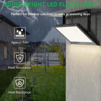 100W 10,000-Lumen 6500K Daylight Flood Lights