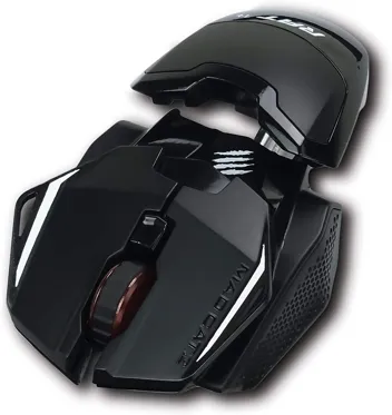 Catz The Authentic R.A.T. 4+ Optical Gaming Mouse, Black