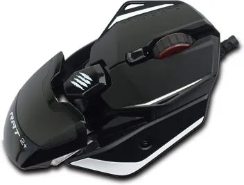 Catz The Authentic R.A.T. 4+ Optical Gaming Mouse, Black