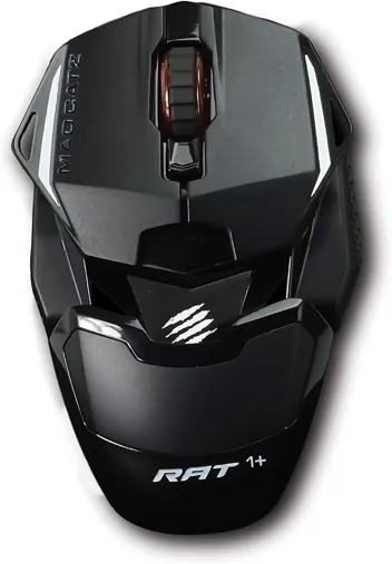 Catz The Authentic R.A.T. 4+ Optical Gaming Mouse, Black