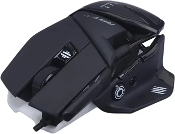 Catz The Authentic R.A.T. 4+ Optical Gaming Mouse, Black