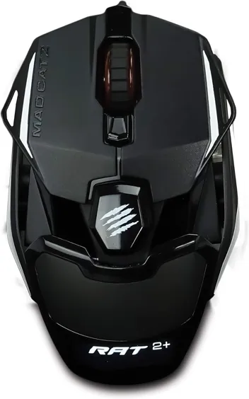 Catz The Authentic R.A.T. 4+ Optical Gaming Mouse, Black