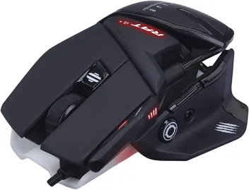 Catz The Authentic R.A.T. 4+ Optical Gaming Mouse, Black