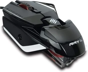 Catz The Authentic R.A.T. 4+ Optical Gaming Mouse, Black