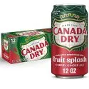 [S&S]: 3x12-Pack 12-Oz Canada Dry Cherry Gingerale Fruit Splash