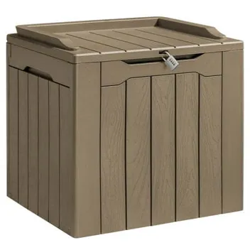 Homall 31-Gallon Outdoor Storage in Resin Deck Box