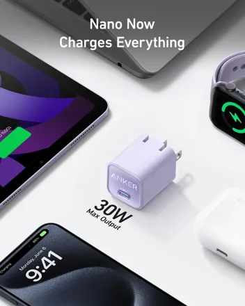 30W USB-C Nano 3 GaN Charger