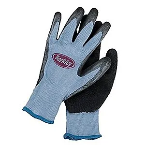 Coated Fishing Gloves (Blue/Grey)