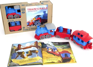 Green Toys Train & Storybook Gift Set