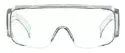 Clear Frame & Clear Lenses Over-the-Glass Safety Eyewear