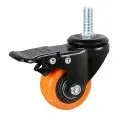 2" 440lb Capacity Dual Locking Brake Caster Wheels