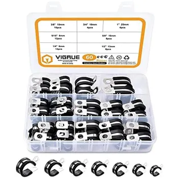 Vigrue 60-Piece Clamp Assortment Kit