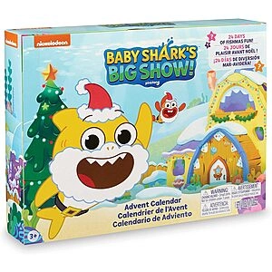 WowWee Baby Shark’s Big Show! Advent Calendar Play Set w/ 24 Surprises