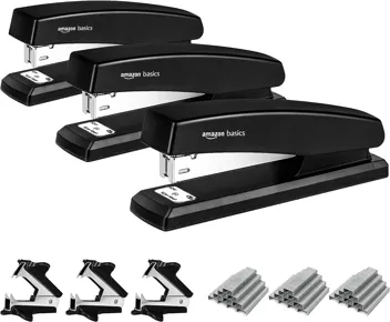 Stapler Value Pack Including Staples and Staple Remover