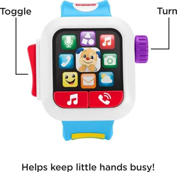 Laugh & Learn Time to Learn Smartwatch Toy w/ Lights & Music