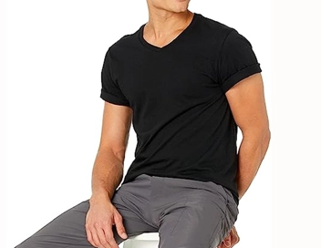 Mens V-Neck Shirts 6-Pack