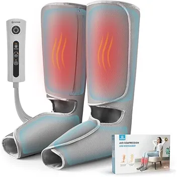 Comfier Heated Air Compression Calf & Foot Massager