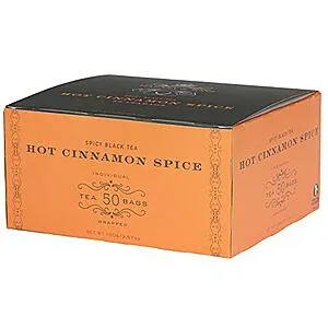 [S&S]: 50-Count & Sons Hot Cinnamon Spice Tea