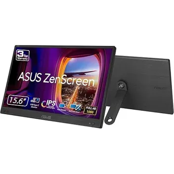 ZenScreen 15.6" 1080p IPS USB-C Portable Monitor with Kickstand