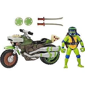 Teenage Mutant Turtles: Mutant Mayhem Kick Cycle with Exclusive Leonardo Figure