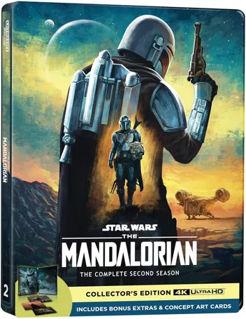 The Mandalorian: Collector's Edition Steelbook 4K UHD + Blu-ray (Season 1 or 2)