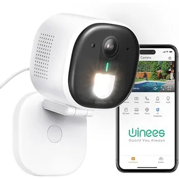 Winees M3 Pro 2K Wired Outdoor 2-Way Audio Security Camera