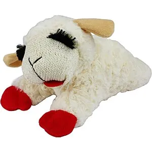 10.5" Lamb Chop Squeaky Plush Dog Toy