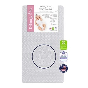 Dream On Me Honeycomb Orthopedic Firm Fiber Standard Crib Mattress Greenguard