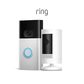 Ring Video Doorbell w/ Ring Stick Up Cam