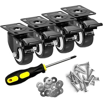 Ashgoob 2" Heavy Duty Caster Wheels w/ Brake