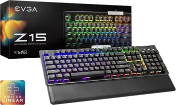 Z15 RGB Mechanical Gaming Keyboard w/ Hotswappable Kaihl Speed Silver Switches