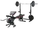 Fitvids LX600 Adjustable Olympic Workout Bench with Squat Rack