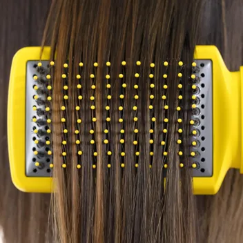 Drybar - The Smooth Shot Paddle Brush Blow-Dryer Hair Straightener