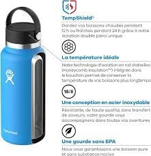 Hydro Flask Wide Mouth with Flex Cap - Insulated Water Bottle 32 Oz