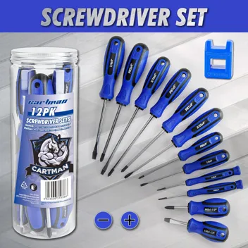 Cartman 12-Piece Magnetic Tip Screwdriver Set