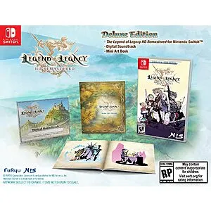 The Legend of Legacy HD Remastered: Deluxe Edition (Nintendo Switch